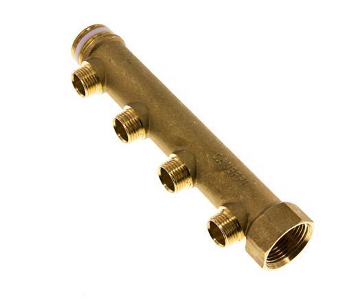 G 1'' x 4xG 1/2'' F/M/M Brass Distributor pipes 10 Bar