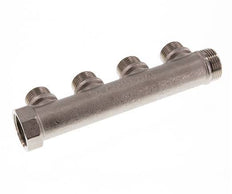 G 3/4'' x 4xG 1/2'' F/M/M Nickel plated Brass Distributor pipes 10 Bar