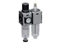 FRL 2-Part G1/4'' 800 l/min 0.2-4.0bar/3-58psi Auto Polycarbonate Futura 0