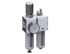 FRL 2-Part G3/8'' 1750 l/min 0.1-2.0bar/1-29psi Auto Metal Futura 1