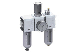 FRL 3-Part G3/8'' 1750 l/min 0.5-16.0bar/7-232psi Auto Polycarbonate Futura 1