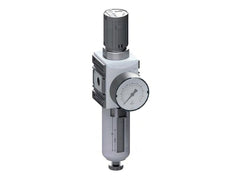 Filter-Regulator G3/8'' 2500 l/min 0.5-10.0bar/7-145psi Semi-Auto Polycarbonate Futura 1