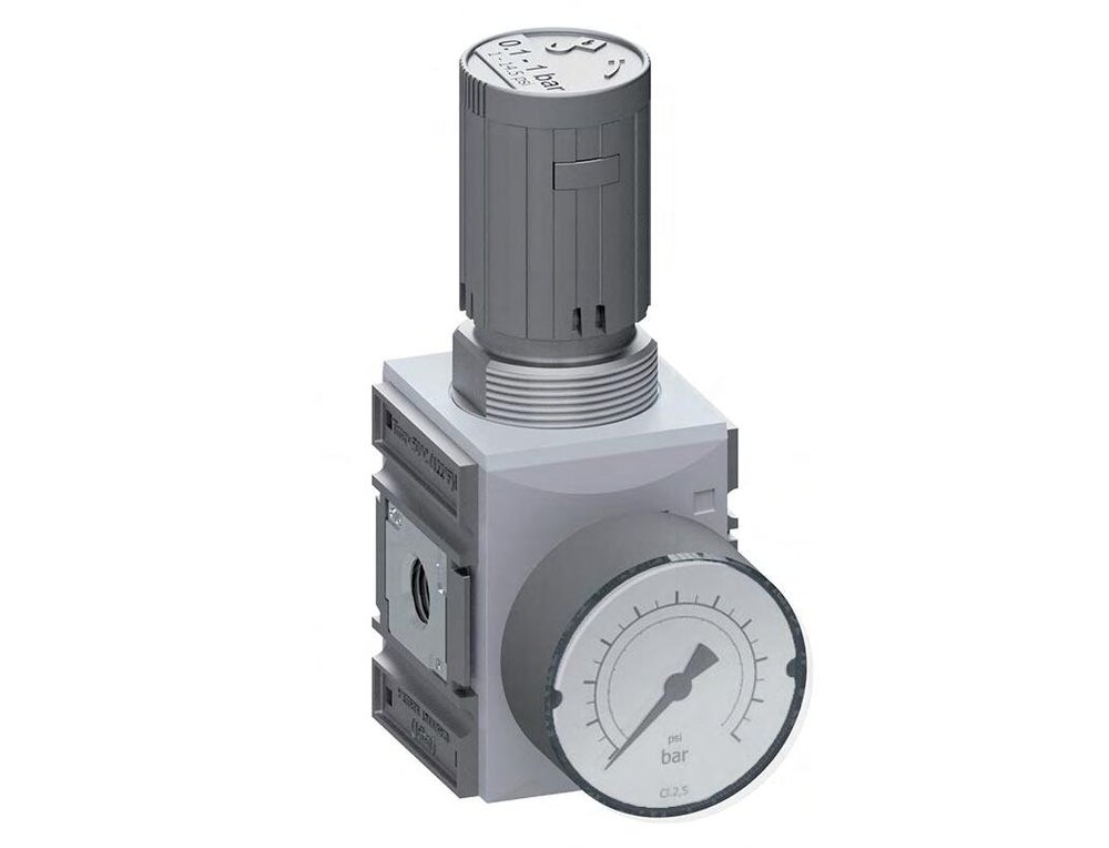 Precision Pressure Regulator G1/4'' 2000 l/min 0.5-10.0bar/7-145psi PA Safety Futura 1