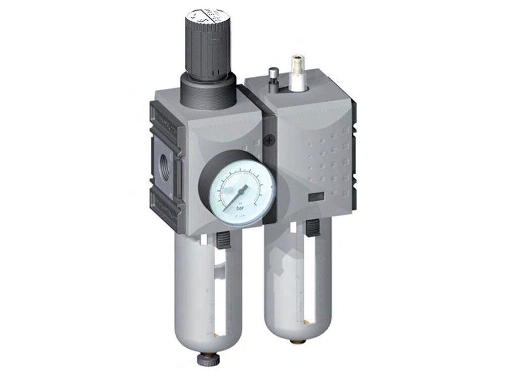FRL 2-Part G1'' 12000 l/min 0.2-4.0bar/3-58psi Auto Polycarbonate Futura 4