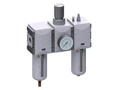 FRL 3-Part G3/4'' 12000 l/min 0.5-10.0bar/7-145psi Semi-Auto Polycarbonate Futura 4