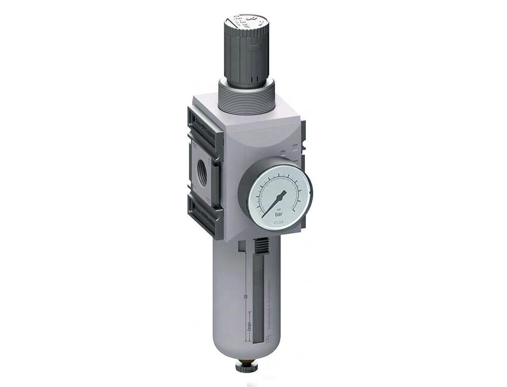 Filter-Regulator G1'' 13000 l/min 0.5-16.0bar/7-232psi Semi-Auto Polycarbonate Futura 4