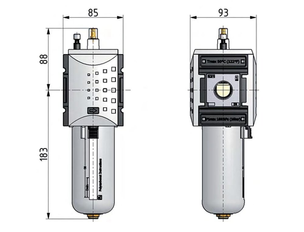 Lubricator G3/4'' Metal Futura 4