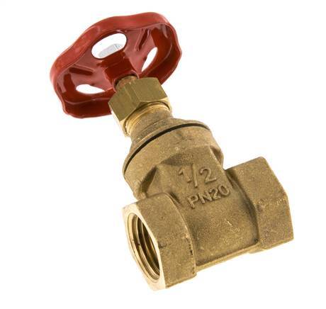G1/2'' Brass Gate Valve EPDM 20 bar - GL2BM