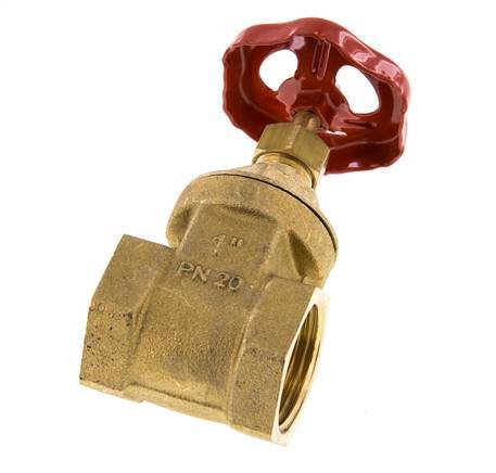 G1'' Brass Gate Valve EPDM 20 bar - GL2BM