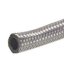 Oil & fuel hose with stainless steel braiding 25x33 mm 3 m