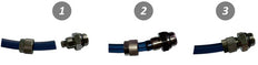 4.3/3 mm x G1/8'' Female Straight Push-on Fitting [2 Pieces]
