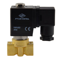 Solenoid Valve HP-DA 1/4'' high pressure brass FKM 0-100bar 24V AC