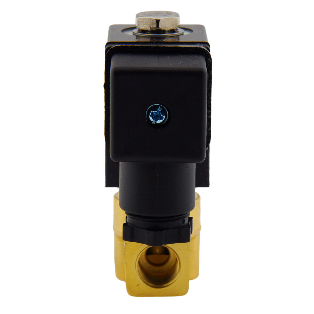Solenoid Valve HP-DA 1/4'' high pressure brass PTFE 4-75bar 24V DC