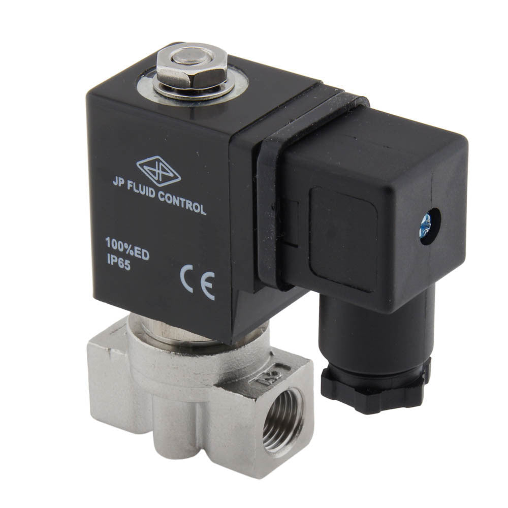 Solenoid Valve HP-DA 1/4'' Stainless Steel FKM 0-100bar 120V AC