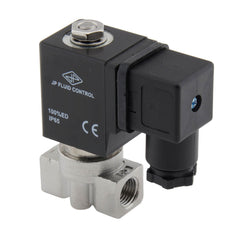 Solenoid Valve HP-DA 1/4'' Stainless Steel PTFE 4-100bar 120V AC