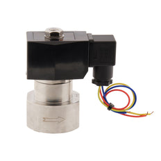 Solenoid Valve HP-IA 1/4'' high pressure stainless steel PTFE 0.5-90bar 230V AC