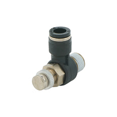 5/16" - R3/8" Elbow Pneumatic Needle Valve