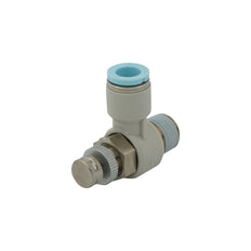 1/4" - R1/4" Elbow Clean-Room Package Pneumatic Needle Valve