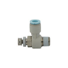 1/4" - R1/4" Elbow Clean-Room Package Pneumatic Needle Valve