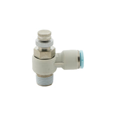 1/4" - R1/4" Elbow Clean-Room Package Pneumatic Needle Valve