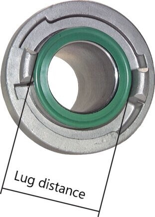 52-C (66 mm) Brass Storz Coupling G 1 1/4'' Female Thread