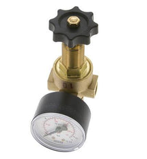 Water & Air Pressure Reducer Brass G1/4'' 2.5 l/min 0.5-10 bar/7-145psi