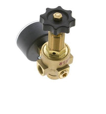 Water & Air Pressure Reducer Brass G1/4'' 2.5 l/min 0.5-10 bar/7-145psi
