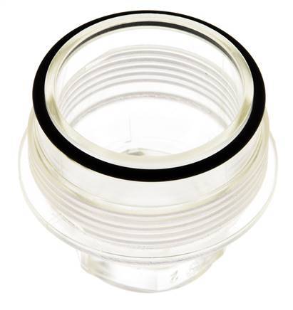 Sieve Bowl Transparent R 1/2'' and R 3/4'' Braukmann