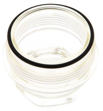 Sieve Bowl Transparent R 1'' and R 11/4'' 1.5 - 6bar Braukmann
