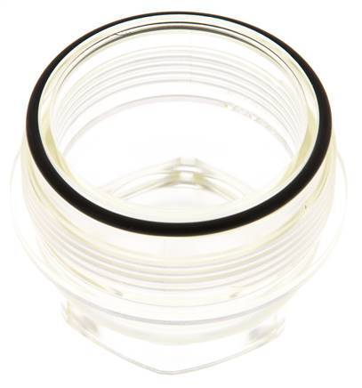 Sieve Bowl Transparent R 1'' and R 11/4'' 1.5 - 6bar Braukmann