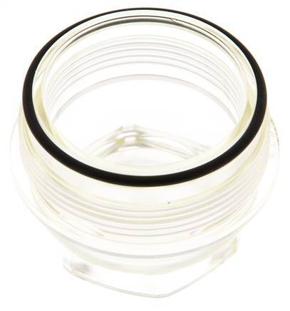 Sieve Bowl Transparent R 1'' and R 11/4'' 1.5 - 6bar Braukmann