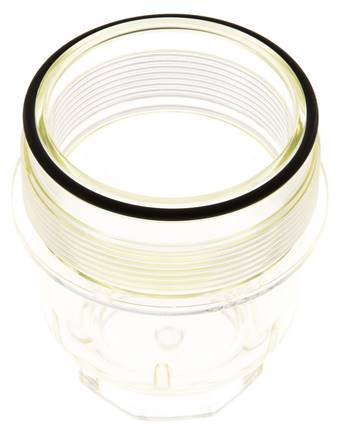 Sieve Bowl Transparent R 1-1/2'' and R 2'' Braukmann