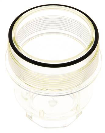 Sieve Bowl Transparent R 1-1/2'' and R 2'' Braukmann