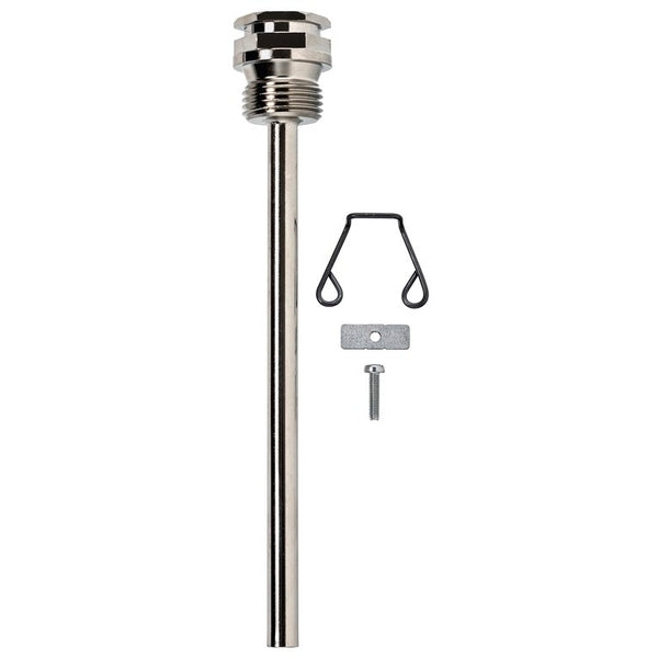 Thermowell Kit Fabricated Brass Nickel-Plated 150 mm G 1/2'' SW22 A-22P-A62