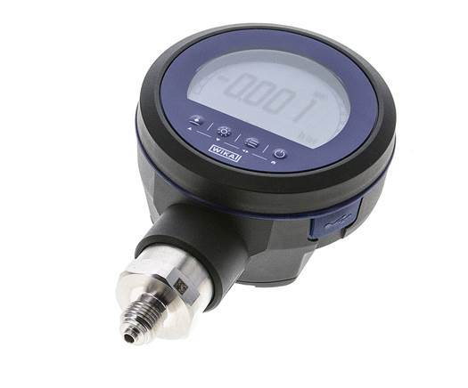 WIKA Digital Pressure Gauge 0..40 bar (0..580 psi) G 1/4'' Class 0.5 with Data Logger