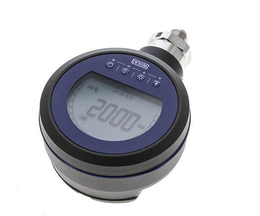 WIKA Digital Pressure Gauge -1..0 bar (-15..0 psi) G 1/4'' Class 0.5