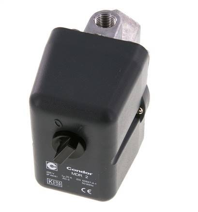 4 to 12bar Compressor Pressure Switch 4xG1/4'' 230VAC | MDR-2-11-K