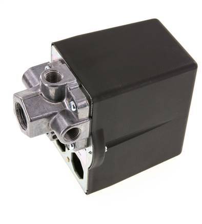 4 to 11bar Compressor Pressure Switch 1xG1/2'' 3xG1/4'' 400VAC | MDR-3-11-K