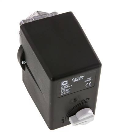 5 to 16bar Compressor Pressure Switch G1/2'' 400VAC | MDR-3-16-K-RM