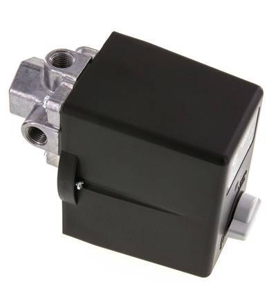 6 to 16bar Compressor Pressure Switch 1xG1/2'' 3xG1/4'' 400VAC | MDR-3-16-K