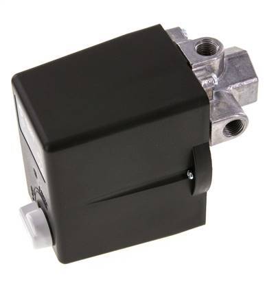 6 to 16bar Compressor Pressure Switch 1xG1/2'' 3xG1/4'' 400VAC | MDR-3-16-K