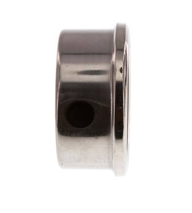 0..0.6 Bar (0..9 psi) Glycerin Pressure Gauge Below Stainless steel/Brass 63 mm Class 1.6