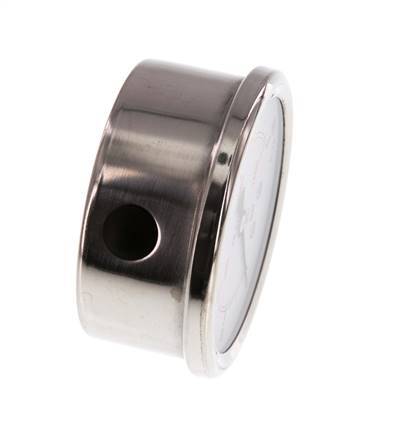 0..100 Bar (0..1450 psi) Glycerin Pressure Gauge Below Stainless steel/Brass 63 mm Class 1.6