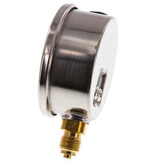0..100 Bar (0..1450 psi) Glycerin Pressure Gauge Below Stainless steel/Brass 63 mm Class 1.6