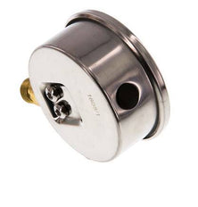 0..10 Bar (0..145 psi) Glycerin Pressure Gauge Below Stainless steel/Brass 63 mm Class 1.6