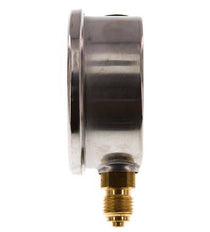 0..160 Bar (0..2321 psi) Glycerin Pressure Gauge Below Stainless steel/Brass 63 mm Class 1.6