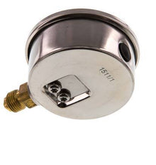 0..1.6 Bar (0..23 psi) Glycerin Pressure Gauge Below Stainless steel/Brass 63 mm Class 1.6