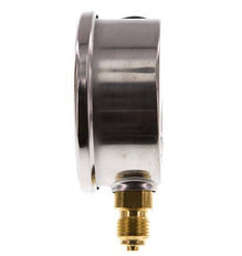 0..25 Bar (0..363 psi) Glycerin Pressure Gauge Below Stainless steel/Brass 63 mm Class 1.6