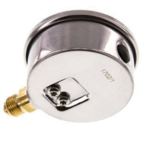 0..25 Bar (0..363 psi) Glycerin Pressure Gauge Below Stainless steel/Brass 63 mm Class 1.6
