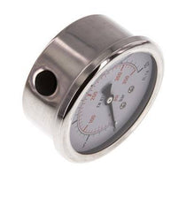 0..25 Bar (0..363 psi) Glycerin Pressure Gauge Below Stainless steel/Brass 63 mm Class 1.6